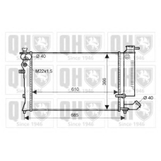 QER2101 QUINTON HAZELL Радиатор, охлаждение двигателя