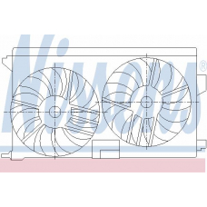 85524 NISSENS Вентилятор, охлаждение двигателя