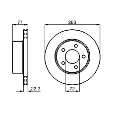 0 986 478 765 BOSCH Тормозной диск