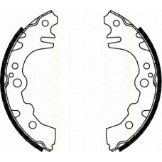 8100 41619 TRISCAN Комплект тормозных колодок