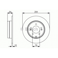 0 986 479 A45 BOSCH Тормозной диск