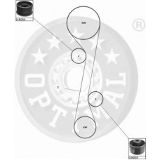 SK-1440 OPTIMAL Комплект ремня грм