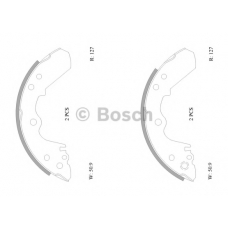 0 986 AB0 192 BOSCH Комплект тормозных колодок