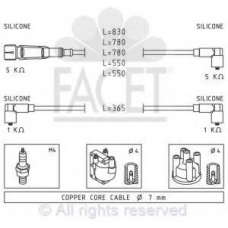 4.9494 FACET Ккомплект проводов зажигания