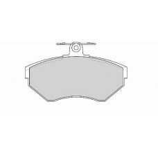 FD6777A NECTO Комплект тормозных колодок, дисковый тормоз