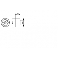 TKR 9050 TIMKEN Паразитный / ведущий ролик, зубчатый ремень