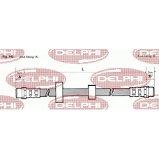 LH0396 DELPHI Тормозной шланг