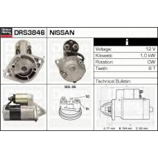 DRS3846 DELCO REMY Стартер