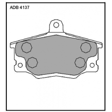 ADB4137 Allied Nippon Тормозные колодки