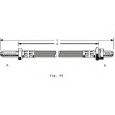 PHC229 TRW Тормозной шланг