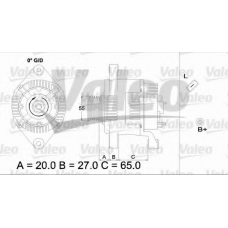 437183 VALEO Генератор