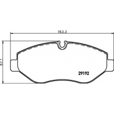 8DB 355 005-521 HELLA PAGID Комплект тормозных колодок, дисковый тормоз