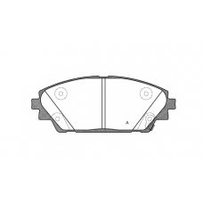 BPA1569.02 OPEN PARTS Комплект тормозных колодок, дисковый тормоз