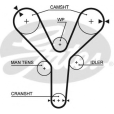 5377XS GATES Ремень ГРМ