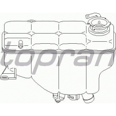 401 007 TOPRAN Компенсационный бак, охлаждающая жидкость