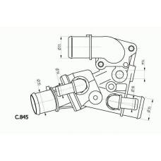 C.845.80 BEHR Термостат, охлаждающая жидкость