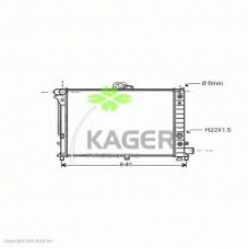 31-1586 KAGER Радиатор, охлаждение двигателя