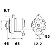 MG 127 MAHLE Генератор