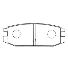 PN-3152 JNBK Колодки тормозные