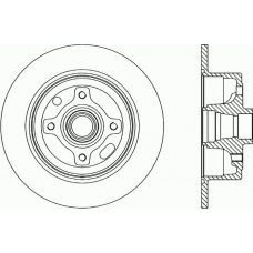 BDR1413.10 OPEN PARTS Тормозной диск