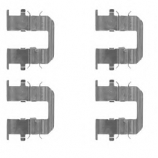 8DZ 355 204-661 HELLA Комплектующие, колодки дискового тормоза