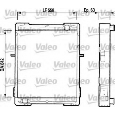 730530 VALEO Радиатор, охлаждение двигателя