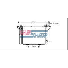 0910001 KUHLER SCHNEIDER Радиатор, охлаждение двигател