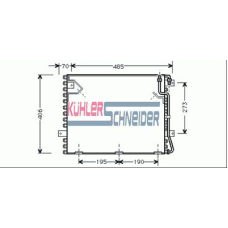 1420011 KUHLER SCHNEIDER Конденсатор, кондиционер