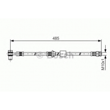 1 987 481 501 BOSCH Тормозной шланг