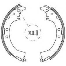 BSA2031.00 OPEN PARTS Комплект тормозных колодок