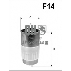 1418701109 Jp Group Топливный фильтр