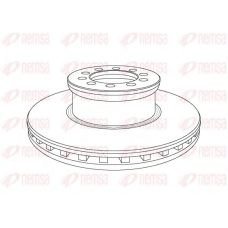 NCA1053.20 REMSA Тормозной диск
