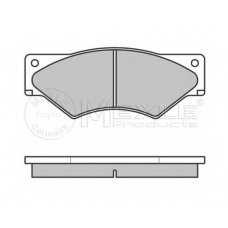 025 291 0720/W MEYLE Комплект тормозных колодок, дисковый тормоз