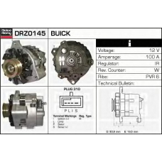 DRZ0145 DELCO REMY Генератор