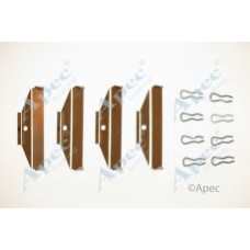 KIT300 APEC Комплектующие, тормозные колодки