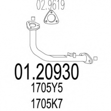 01.20930 MTS Труба выхлопного газа