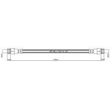 VBH852 MOTAQUIP Тормозной шланг