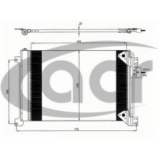 300642 ACR Конденсатор, кондиционер