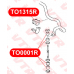 TO0001R VTR Втулка стабилизатора передней и задней подвесок, унив.