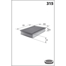 LFAF284 LUCAS FILTERS Воздушный фильтр