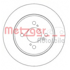 23-1256C METZGER Тормозной диск