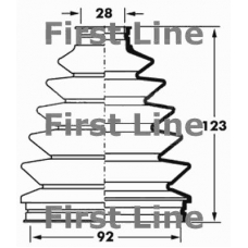 FCB6014 FIRST LINE Пыльник, приводной вал