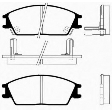 J PA-H09AF JAPANPARTS Комплект тормозных колодок, дисковый тормоз