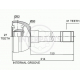 OJ-0146 InterParts Шарнирный комплект, приводной вал