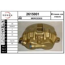 2615001 EAI Тормозной суппорт