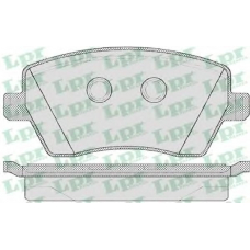 05P867 LPR Комплект тормозных колодок, дисковый тормоз