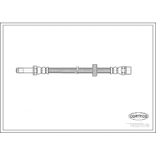 19020538 CORTECO Тормозной шланг