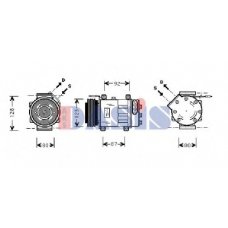 851029N AKS DASIS Компрессор, кондиционер