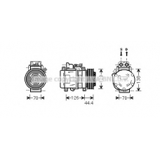 MSK558 AVA Компрессор, кондиционер