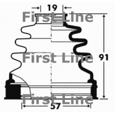 FCB2866 FIRST LINE Пыльник, приводной вал